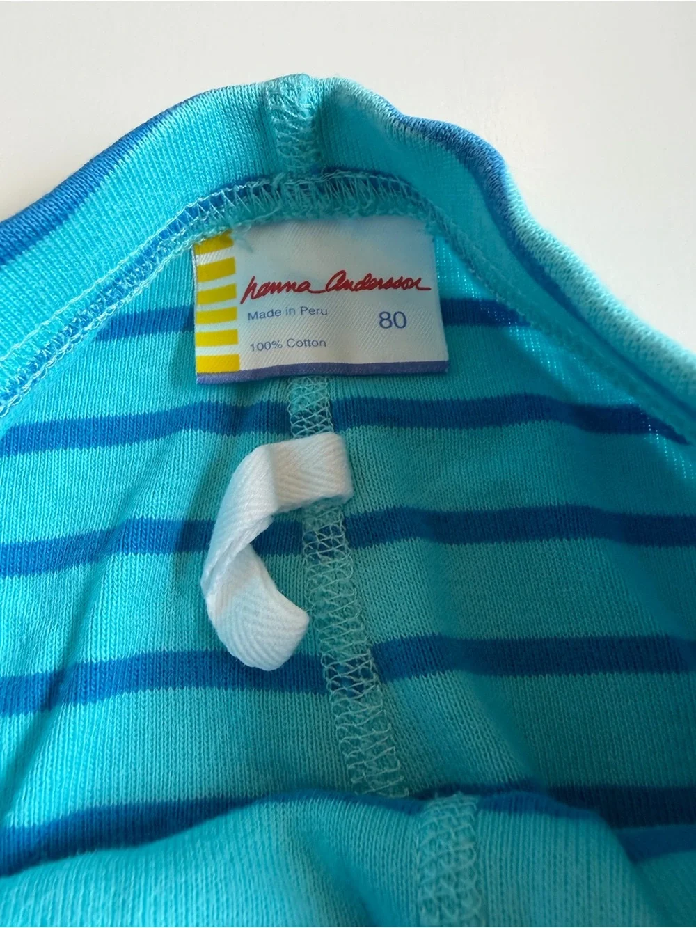 Vintage Hanna Andersson Striped Play Dress Set